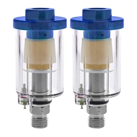 TCP Global Mini in-Line Air Filter, Oil and Water Separator (Pack of 2 ...