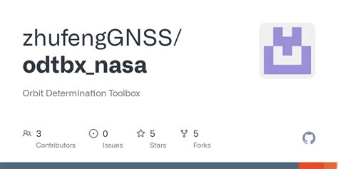 GitHub - zhufengGNSS/odtbx_nasa: Orbit Determination Toolbox