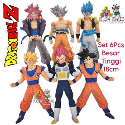 Dragon Ball Z Figura De Acción Contiene 6 Piezas Gogeta Azul Ssj4 ...