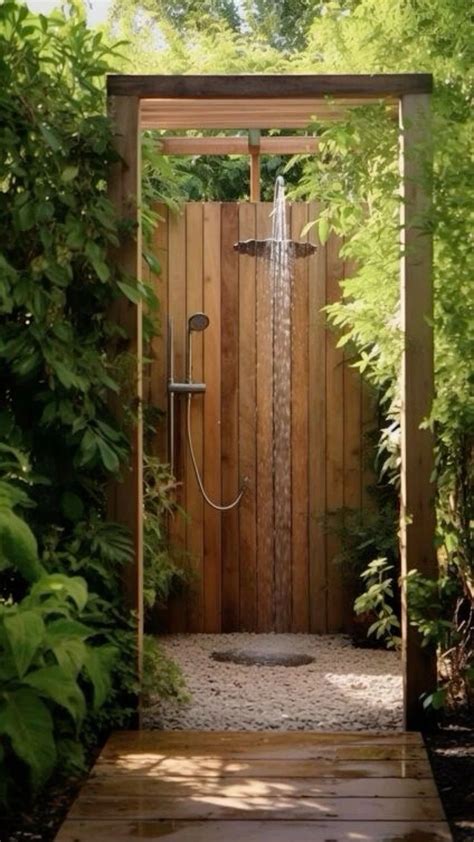 Pin by Ольга on Сад, огород in 2024 | Outdoor bathroom design, Outdoor ...