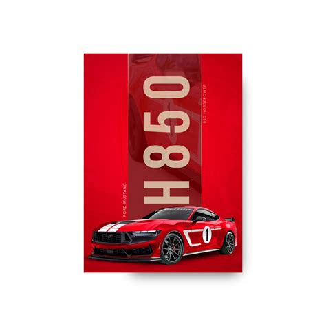 SC19 – Ford Mustang H850 – Dark Horse – StickerNStreets