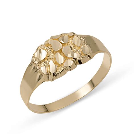 Women's Nugget Rings | Real Gold Jewelry | Bayam Jewelry