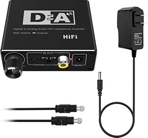 CABLESETC Multi Function Audio Converter, Digital SPDIF to Analog RCA ...