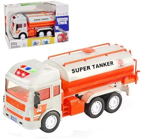FunBlast Super Tanker Truck Toys for Kids, Pull Back Vehicles Toy Truck ...
