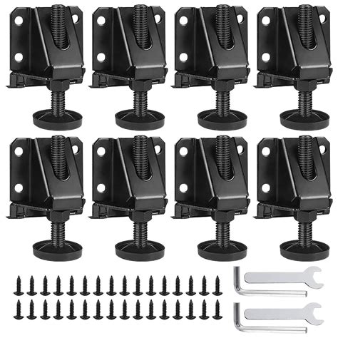 Adjustable Leg Leveler, 8 Pack Leveling Feet Heavy Duty Leg Levelers ...