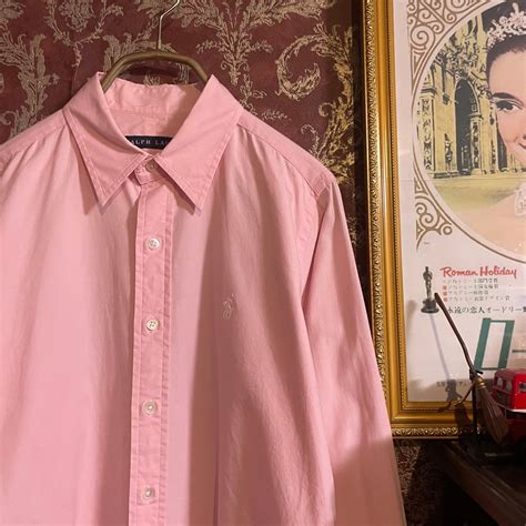 Ralph Lauren sakura pink shirts | 古着屋Lilyberry