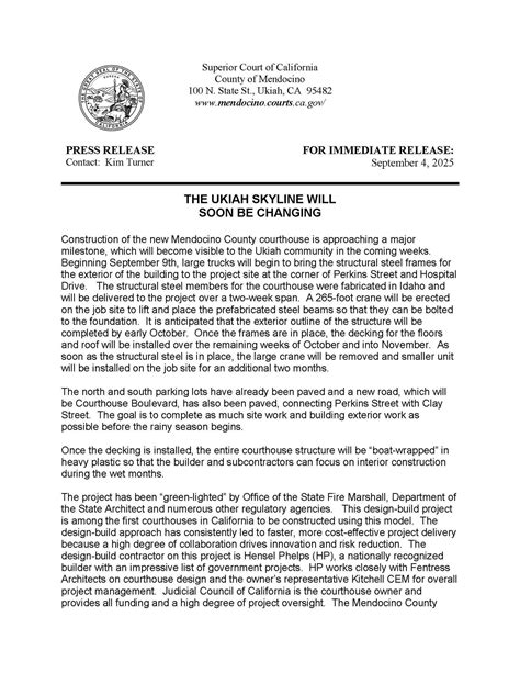 Mendocino County Superior Court | Ukiah CA