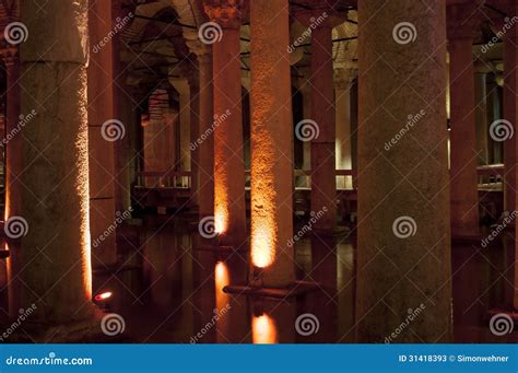 Istanbul, Turkey - Basilica Cistern, Sunken Palace Stock Image - Image ...