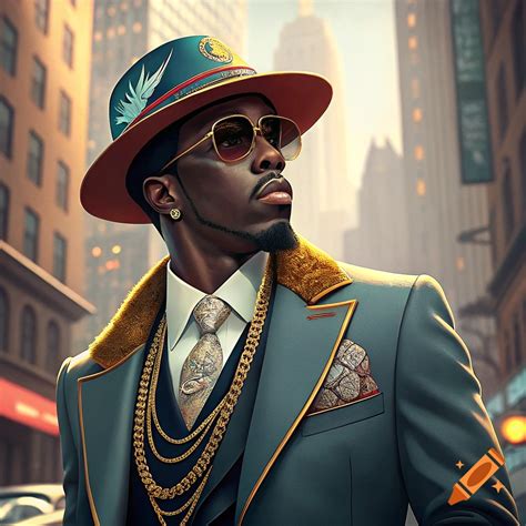 P Diddy on Craiyon