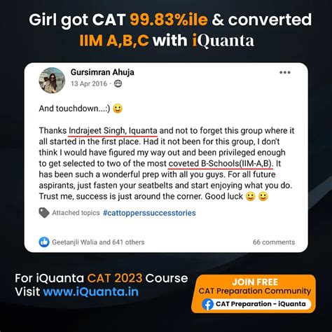 iQuanta CAT Toppers | CAT Results 2024