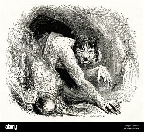 Illustration by Kenny Meadows to The Tempest, by William Shakespeare ...