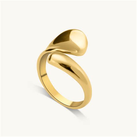 Buy Irregular Shape Ring- 18k Gold Plated online- Palmonas – PALMONAS