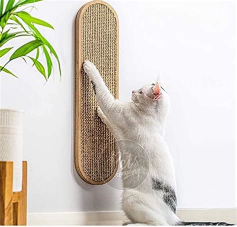 The Pets Company Sisal Wall Cat Scratcher Kitty Wall Hanging Scratch ...