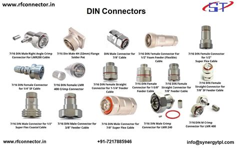 Buy Online DIN Male RIGHTANGLE FOR LMR 400 CRIMP CONNECTOR ...
