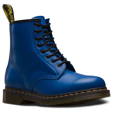 DR MARTENS '1460 Colour Pop' Retro Smooth Boots in Blue