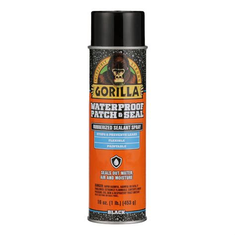 GORILLA, Solvent, Black, Leak Sealer - 822EE4|104052 - Grainger