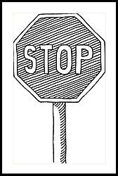 Stop Sign Drawing at PaintingValley.com | Explore collection of Stop Sign Drawing