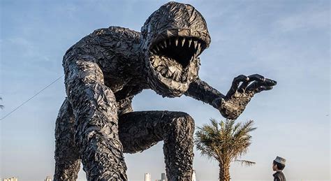 An Installation Displayed At The Bandra-Worli Sea Link To Tackles ...