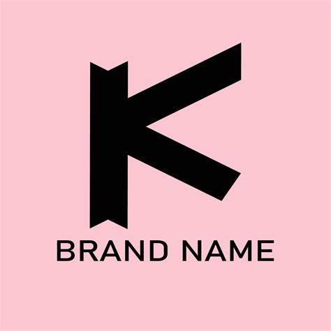 Letter K line logo design. Vector abstract logo design templates. Usable for Business and ...