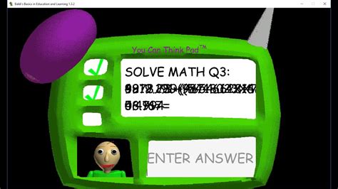 Image result for Baldi Basics Hard Question