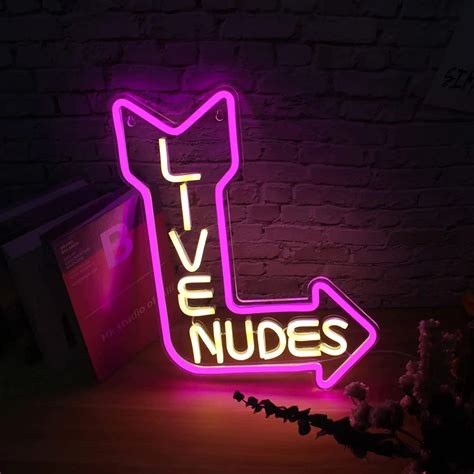 LIVE NUDES COLLECTION NEON SIGNS | Custom LED Neon Lights – Light Your Way