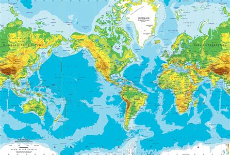 Physical World Map Wallpapers - Wallpaper Cave