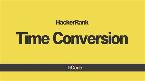 Time Conversion HackerRank Solution in JavaScript 的图像结果