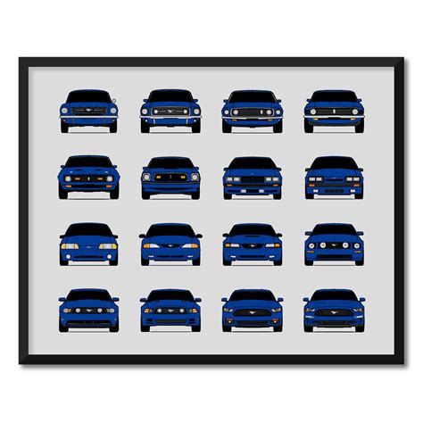 Custom Car Posters Handmade Poster compatible with Ford Evolution Print Wall Art Décor of the ...