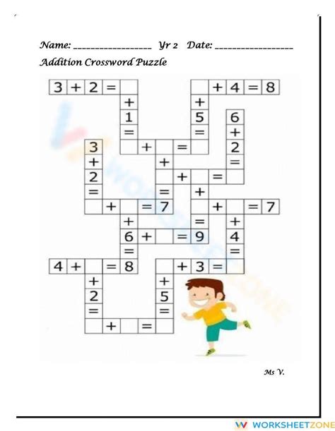 Image result for Math Addition Puzzle Worksheets