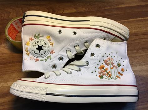 embroidery converse