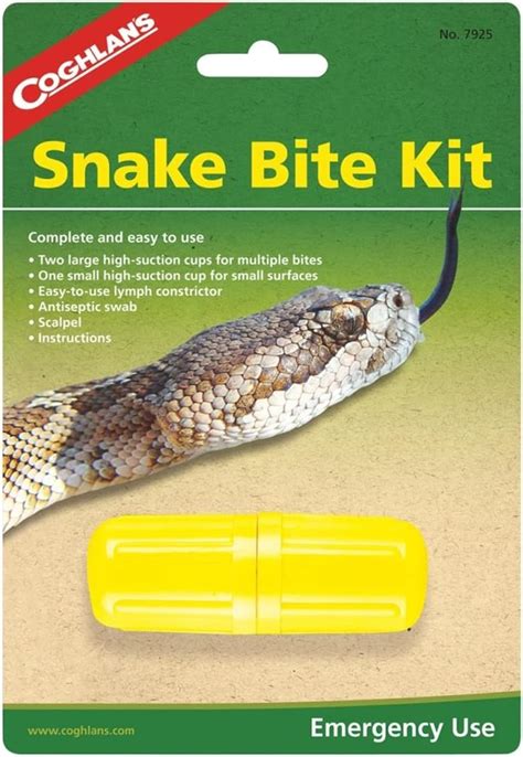 Amazon.com : Coghlan's Snake Bite Kit : Sports First Aid Kits : Sports ...