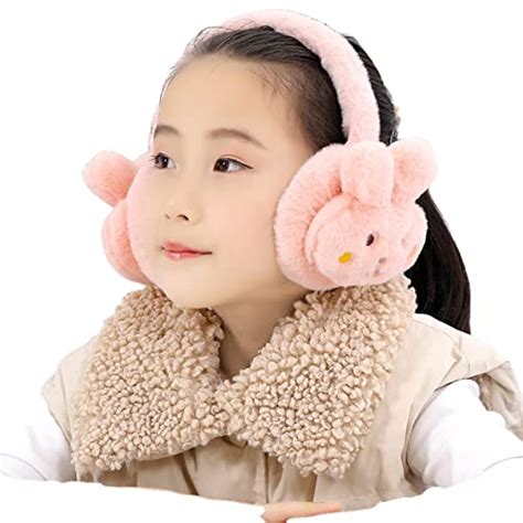 Buy Acceptive Winters Cute White Ear Muffs/Ear Warmer for Girls, Women ...