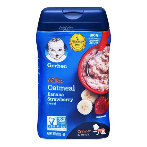 Baby Rice Cereal Gerber at Cooper Meares blog