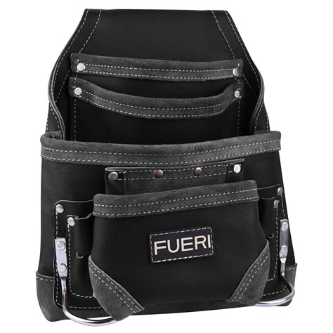 Fueri Leather Tool Pouches Dual Hammer Holster Heavy Duty Pouch ...