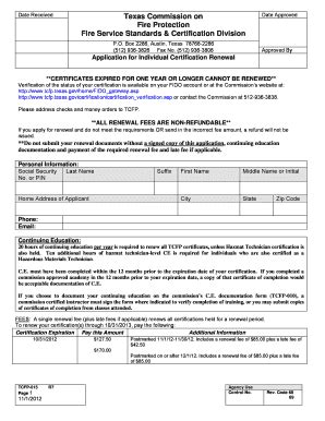 TX TCFP-015 2012-2025 - Fill and Sign Printable Template Online