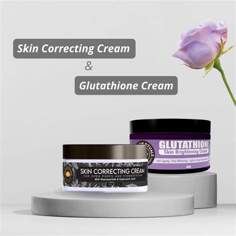 Skin Correcting cream & Glutathione Cream Combo – GlowRituals