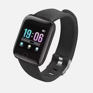 JSK ID 116 SMART BLACK SKK1 Smartwatch (Black Strap, Free) Smartwatch ...