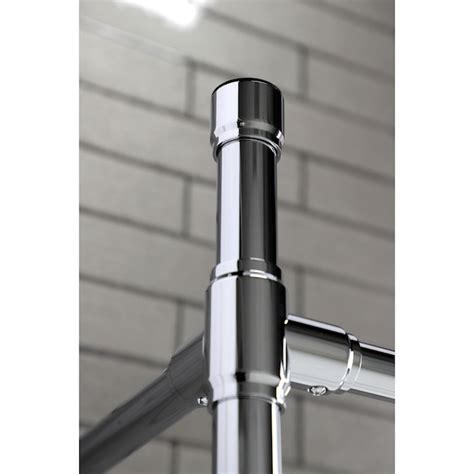 Kingston Brass Dreyfuss Polished Chrome Stainless Steel Wall-mount ...