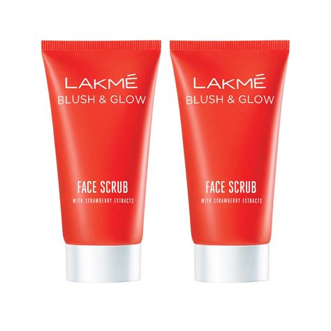 Buy Lakmé Clean Up Nourishing Glow Face Scrub, 50g (Pack of 2) Online ...