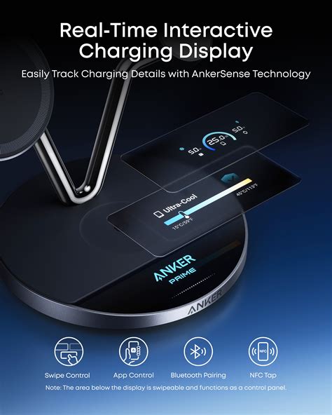 Anker Prime Wireless Charging Station (3-in-1, MagGo, AirCool, Dock ...
