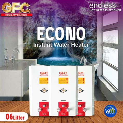 GF-606 GFC Instant Water Heater instant Gas Geyser [1.00 KG Heat ...