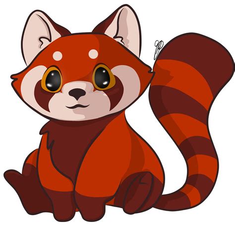 ArtStation - Chibi Red Panda - 2022