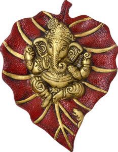 Crafting Bear Metal Pan Patta Ganesh Decorative Wall Hanging Showpiece ...