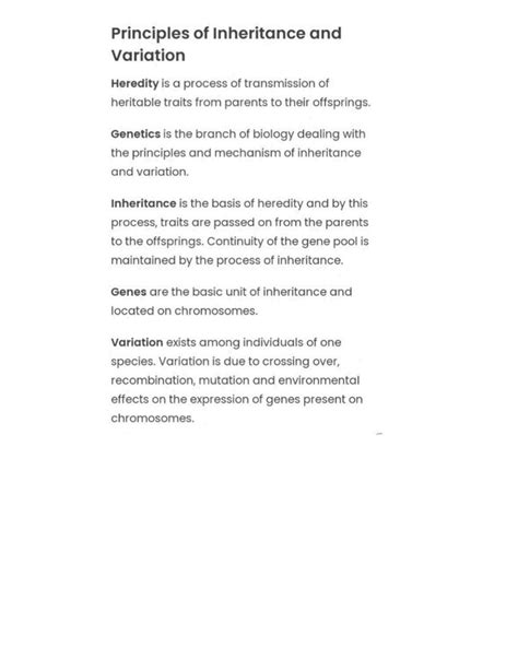 Principle of Inheritance Class 12 One Shot 的图像结果