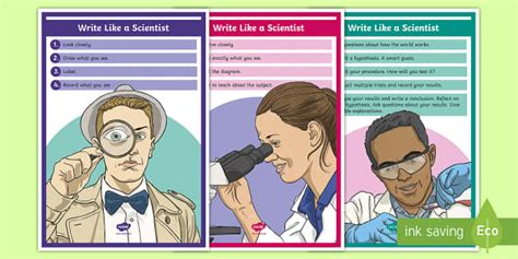Write Like a Scientist Display Poster (teacher made)