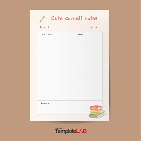 16 Printable Cornell Notes Templates [Word, Excel, PDF]