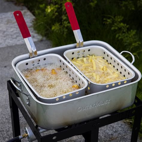 Snapklik.com : 58,000 BTU Outdoor Fryer, 18 Qt. Deep Fryer Pot And 2 ...