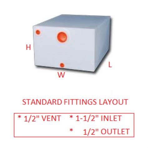 15 Gallon Marine Water Tank