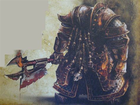 Chaos Dwarf Fireglaive from the Legion of Azgorh | Warhammer fantasy ...