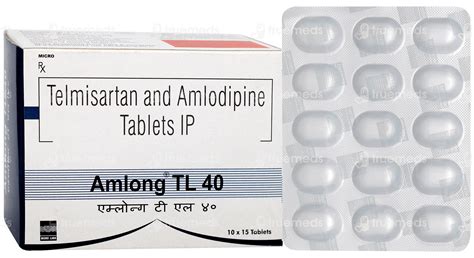 Amlong Tl 40 Tablet 15: Uses, Side Effects, Price & Substitutes